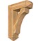 Ekena Millwork Legacy Arts and Crafts Rough Sawn Bracket w/ Offset Brace, Western Red Cedar, 8"W x 26"D x 34"H BKT0806X26X34LEC03RWR - alternate 1